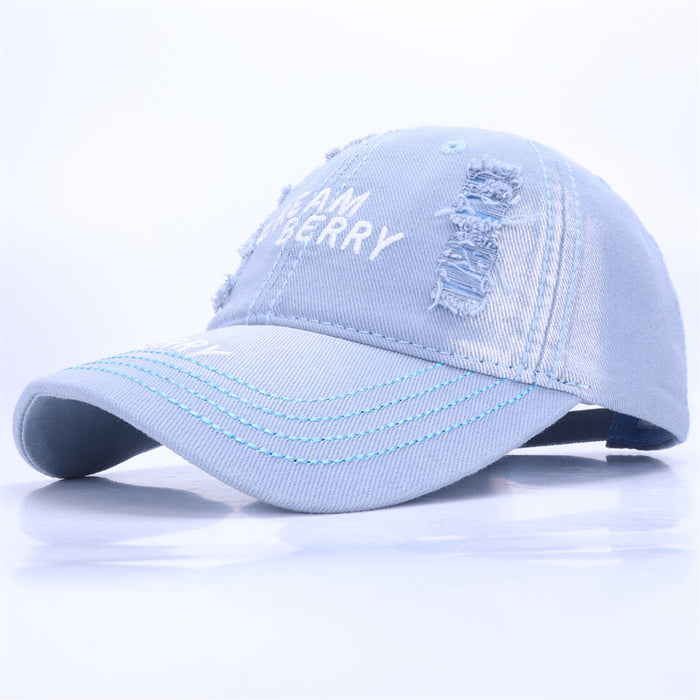 Wholesale Baseball cap with holes, tie dye sunshade cap, Volkswagen duckbill cap