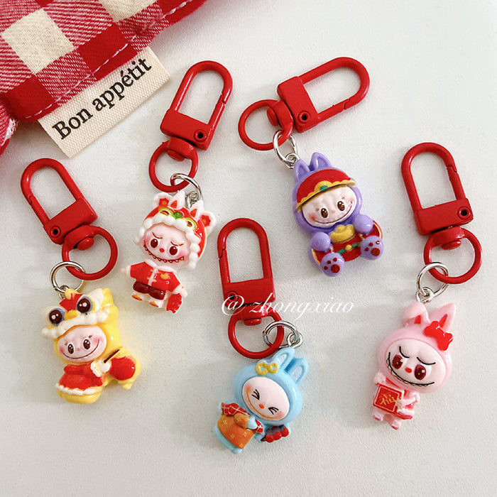 Wholesale Keychain pendant, cute cartoon backpack hanging accessory