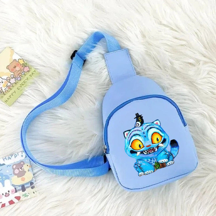 Wholesale Cute candy-colored PU leather shoulder bag suitable for both boys and girls