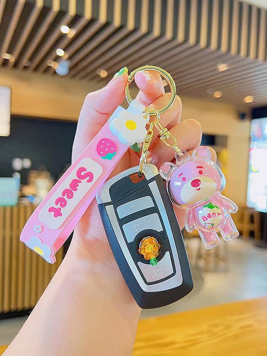 Wholesale Cute keychain, car key pendant, bag, small accessory, hanging accessory, doll machine