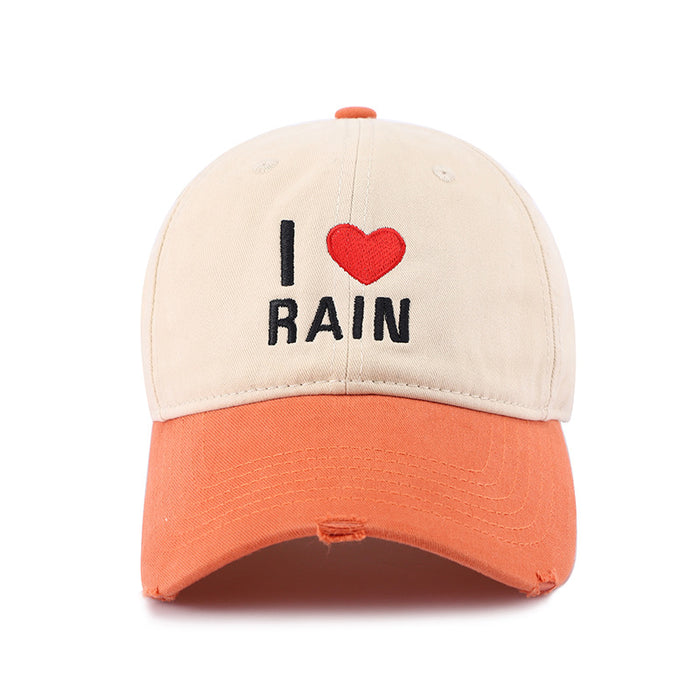 Wholesale New color blocked versatile duckbill cap with soft top and sun shading baseball cap