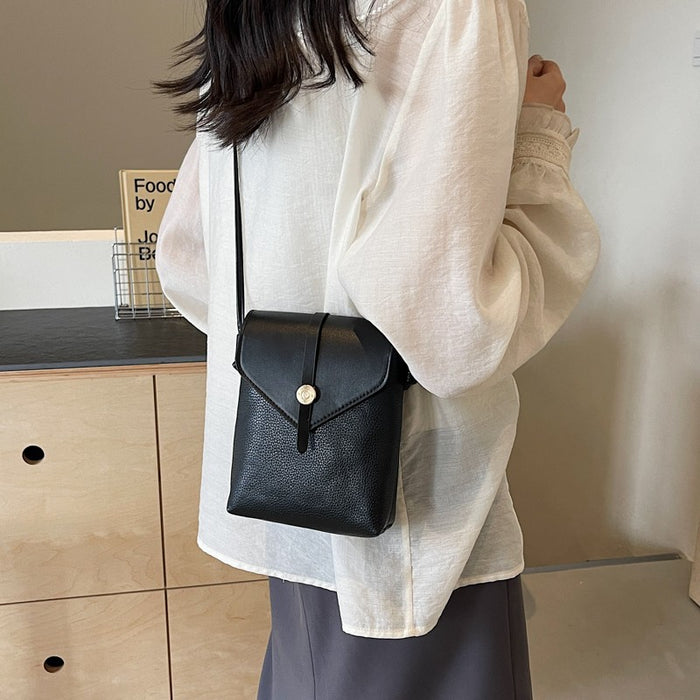 Wholesale Versatile niche phone bag, soft leather retro fashion texture, single shoulder crossbody bag