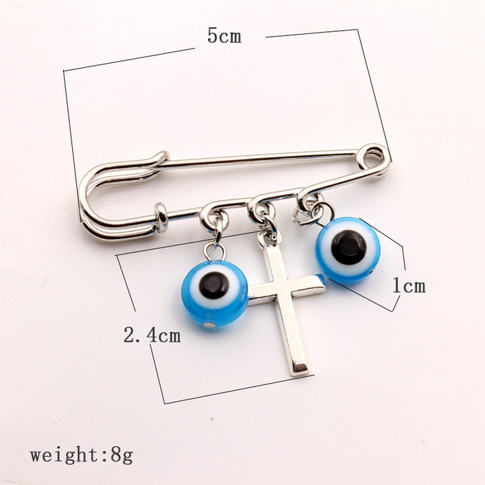 Wholesale Silver Cross Pendant Pin