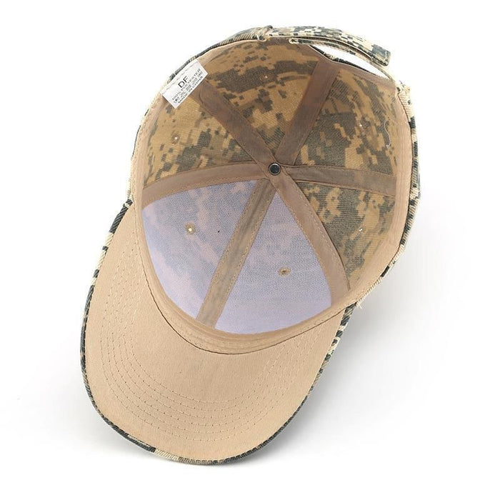 Wholesale Outdoor Sports Sunshade Hat Male Tactical Military Fan Camping Mountaineering Fishing Cap Female Digital Camouflage Baseball Cap