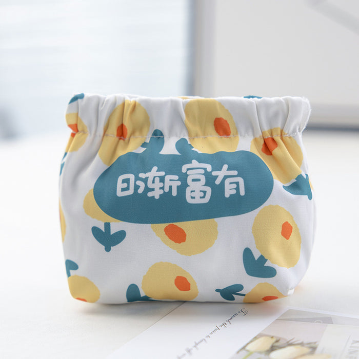 Wholesale Retro coin purse, simple and fashionable canvas cartoon key, cute card bag