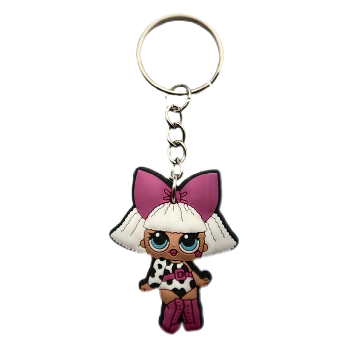 Wholesale 10pcs Surprise doll keychain pendant creative bag pencil case pendant key ring accessories
