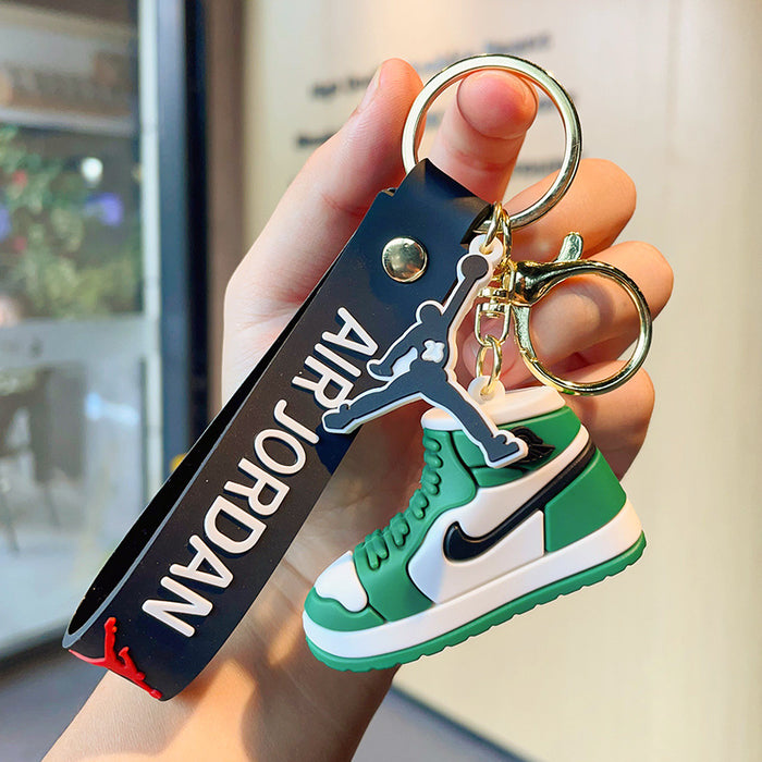 Wholesale Cartoon 3D Basketball Shoes Silicone Doll Keychain JDC-KC-MZL002