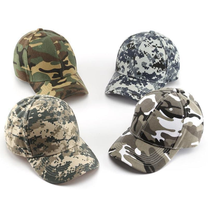 Wholesale Outdoor Sports Sunshade Hat Male Tactical Military Fan Camping Mountaineering Fishing Cap Female Digital Camouflage Baseball Cap