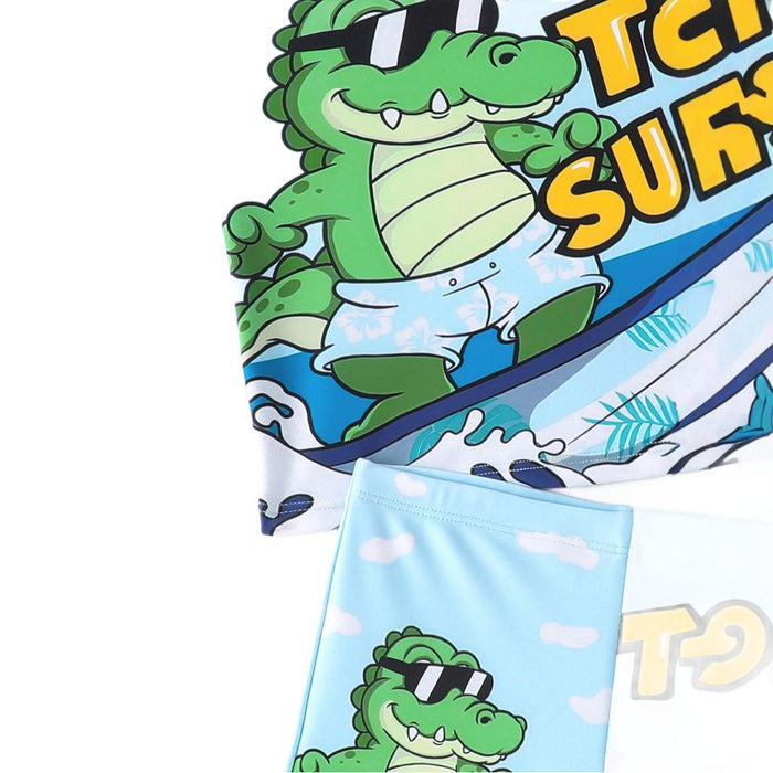 Wholesale New fashionable cartoon split training quick drying professional swimming suit for children's swimwear