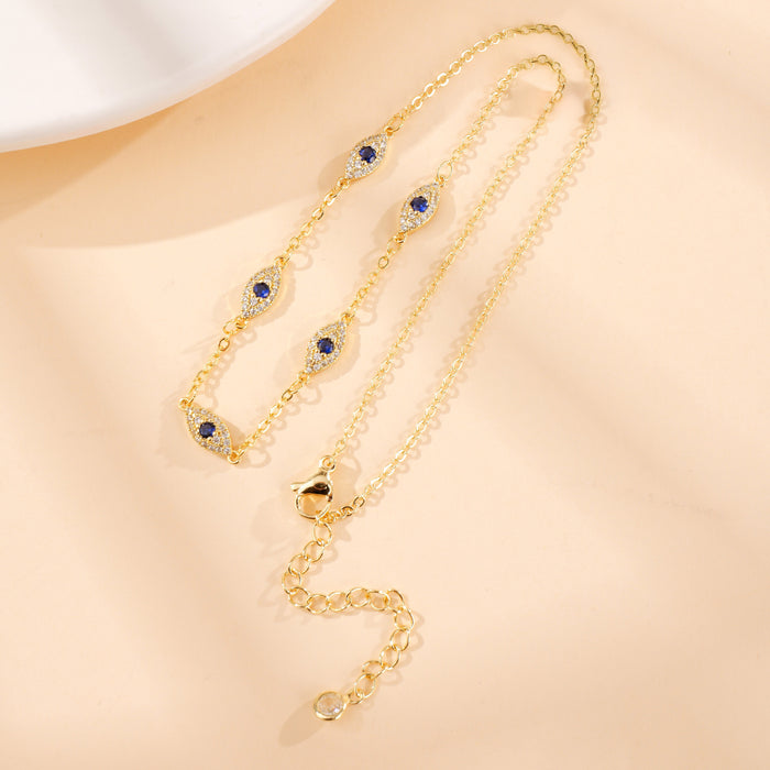 Wholesale Fashionable electroplating, personalized creativity, versatile personality, mini temperament necklace