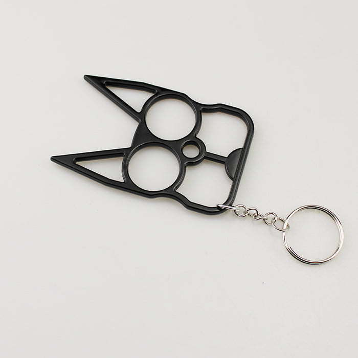 Wholesale Chic White Cat Ear Knuckle Metal Self Defense Accessory For Resale