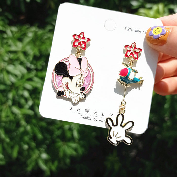 Wholesale Cartoon Alloy Cute Earrings JDC-ES-Xingj044