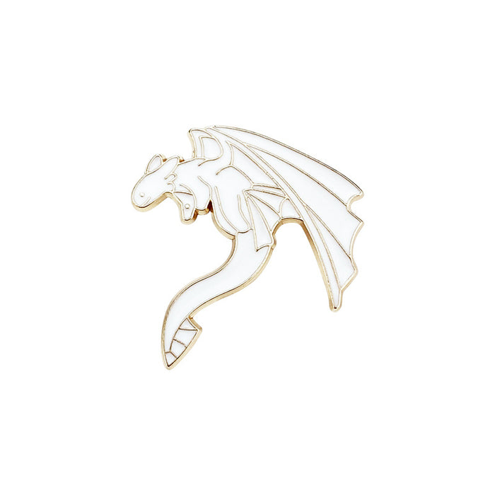 Wholesale Dragon Design Cartoon Brooch Metal Pin Stylish Decorative Accent for Clothing and Bags MOQ≥2