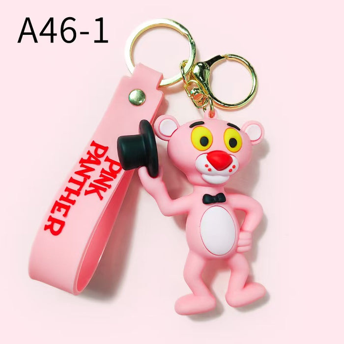 Wholesale cartoon Pink doll key chain pendant bag car key chain accessories gift