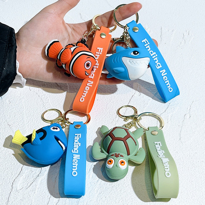 Wholesale Clown Fish Keychain Cartoon Creative Car Keychain Stall Doll