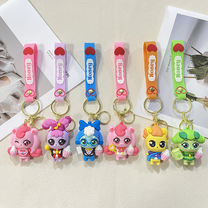 Wholesale Cute cartoon pendant school bag doll pendant keychain