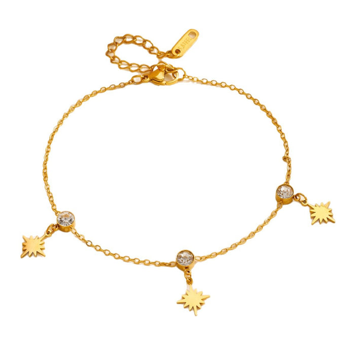 Wholesale Gold stainless steel anklet