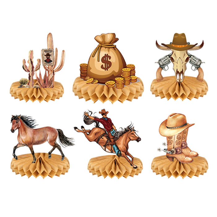 Wholesale Western Horse Racing Cowboy Kentucky Derby Party Set Paper Plates Napkins Tablecloth Tableware Horse Racing Theme