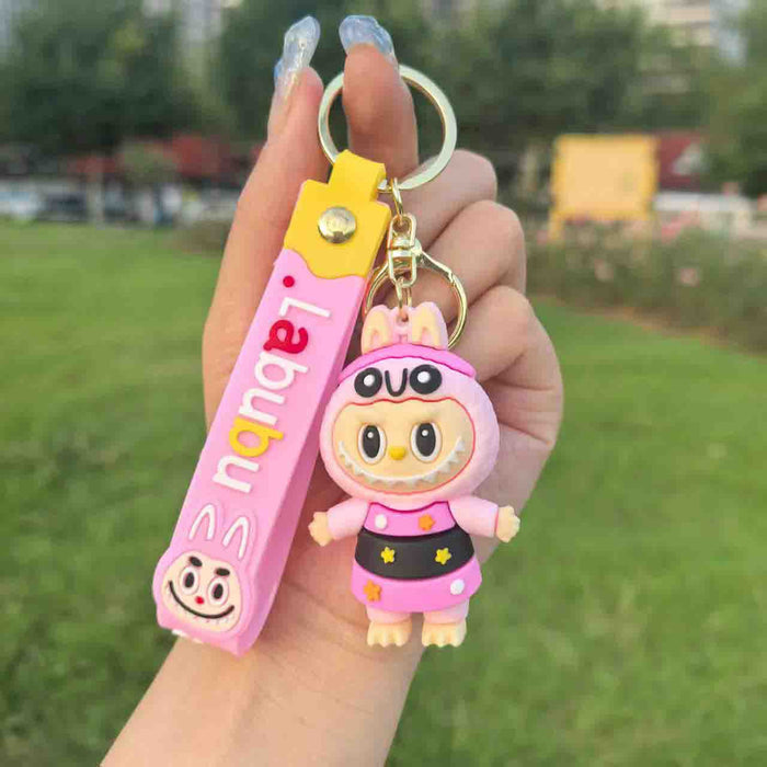 Wholesale Cartoon cute dress-up keychain funny doll bag pendant small gift