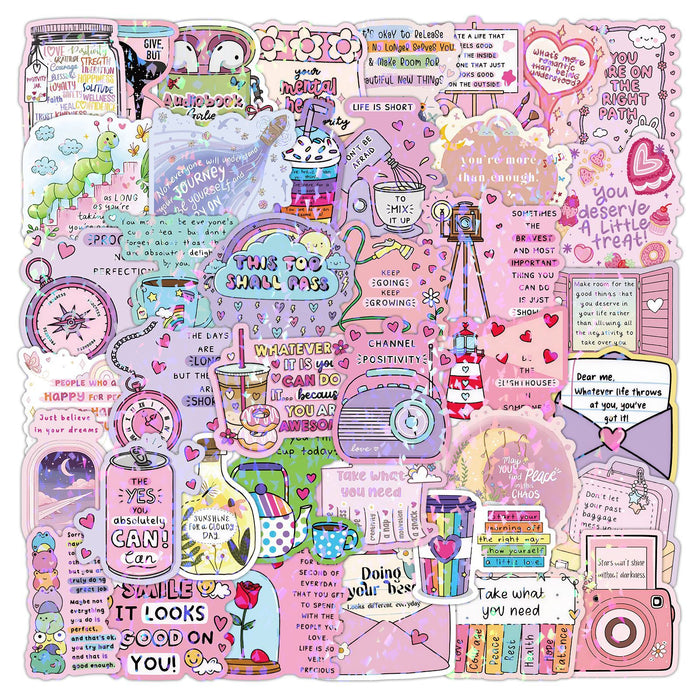 Wholesale 100 pieces cute quote stickers