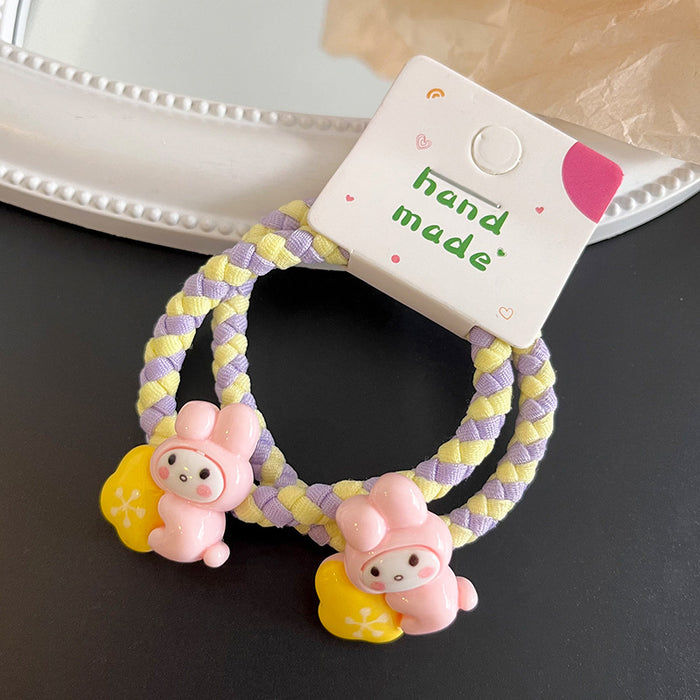 Wholesale Cartoon Braided Children Plastic Hair Band JDC-HS-Leiyang001