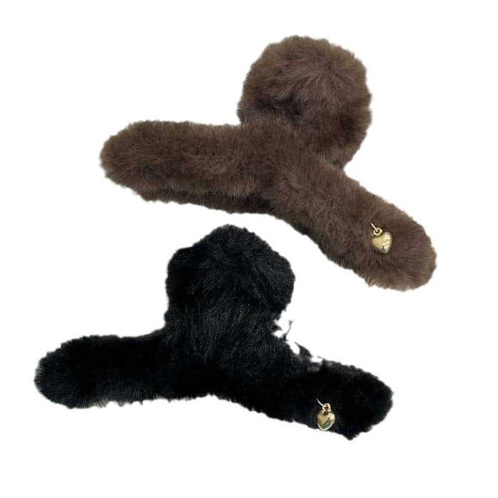 Wholesale Plush Love Grab Hair Clips