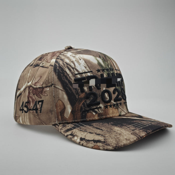 Wholesale Embroidered baseball five piece hardtop colored camouflage sunshade baseball cap