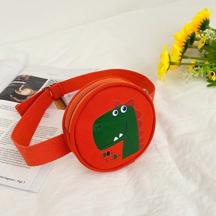 Wholesale children's waist bag cartoon round bag coin purse