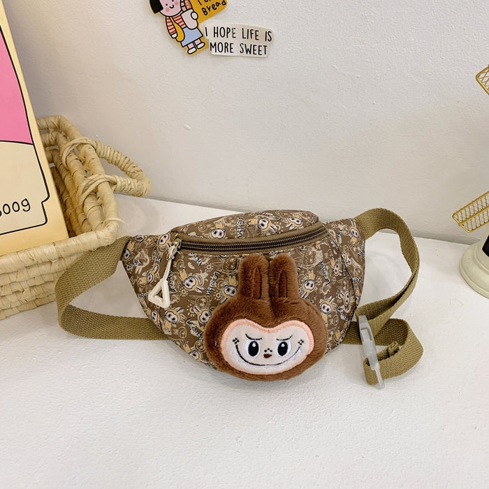 Wholesale New Fabric Children's Cartoon Chest Bag Cute Boys and Girls Baby Three-dimensional Shoulder Bag Kindergarten Lightweight Crossbody Bag JDC-SD-TMS006