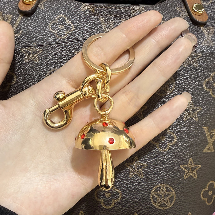 Wholesale Fashion Keychain Women's Bag Decorative Cute Mushroom Buckle