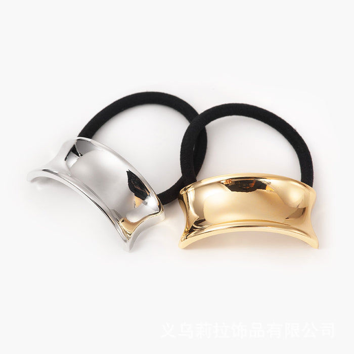 Wholesale High-grade alloy headdress chain-shaped ponytail hair ring minimalist hair rope