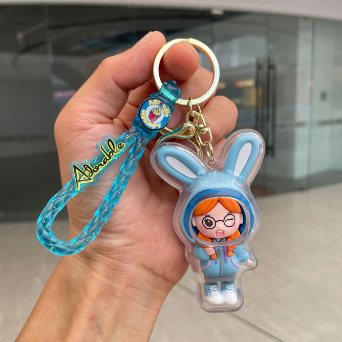 Wholesale Couple keychain, car keychain, cute doll, backpack pendant, exquisite small gift