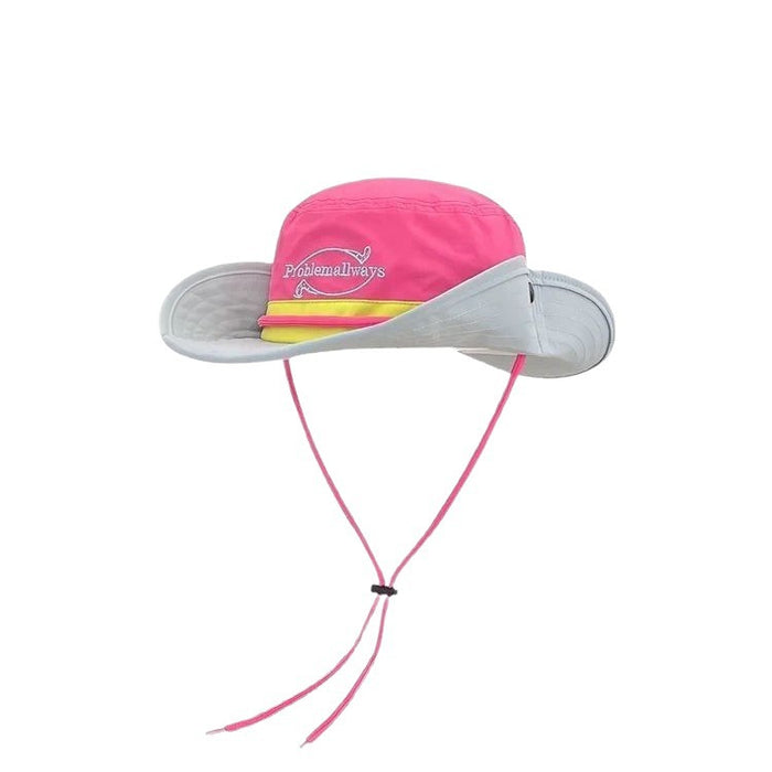 Wholesale Letter Fisherman Hat Women's Summer Outdoor Hiking Sunshade Mountaineering Hat