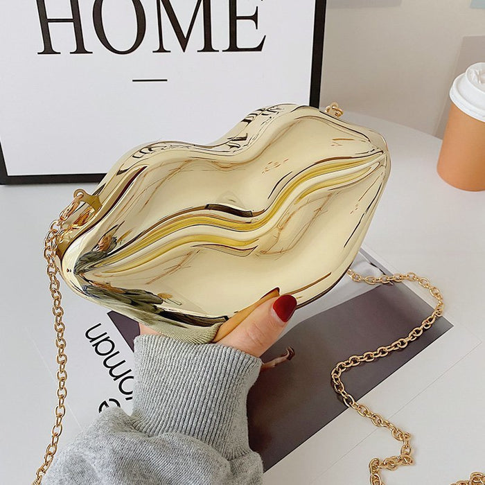 Wholesale Personalized Lip Bag Acrylic Fashion Evening Bag JDC-SD-TY016