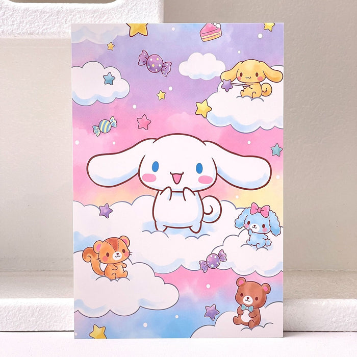 Wholesale Cartoon A5 Color Page Notebook Paper,  Casual Gift