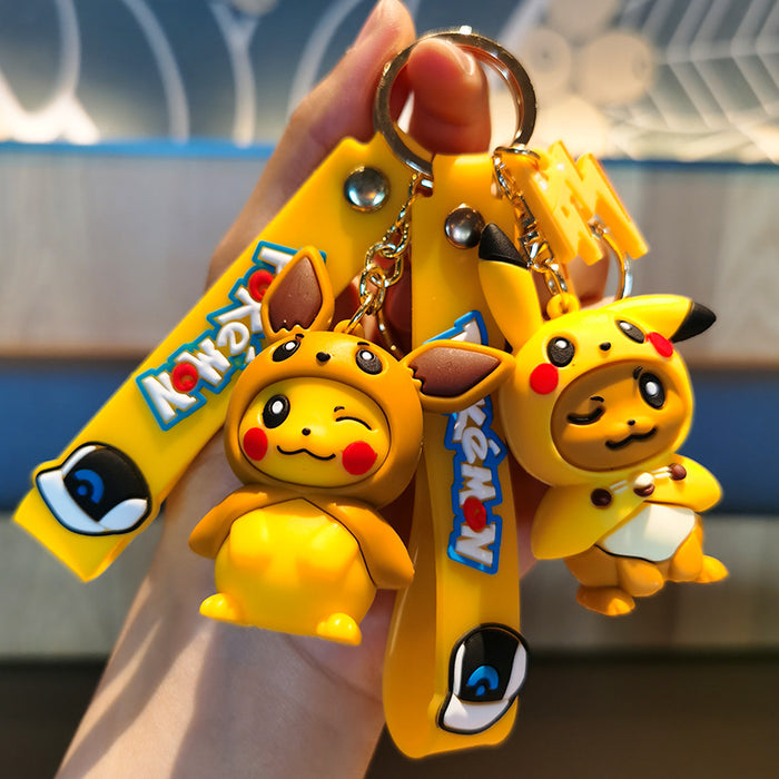 Wholesale Cartoon Doll Silicone Keychain JDC-KC-Tingm239