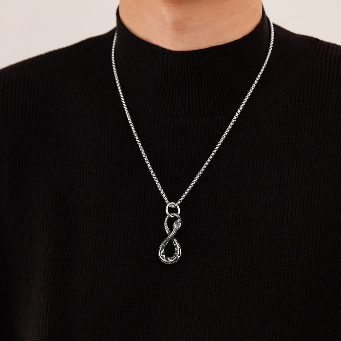 Wholesale Pendant creative personality versatile stainless steel necklace