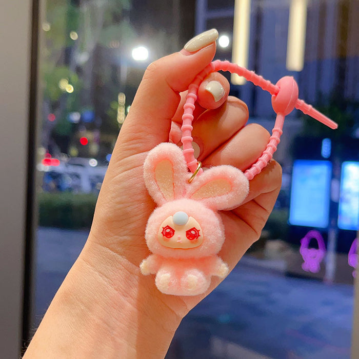 Wholesale Flocked  Keychain  Big Cousin Doll Pendant Accessory Exquisite Ornament Desktop Decoration Gift