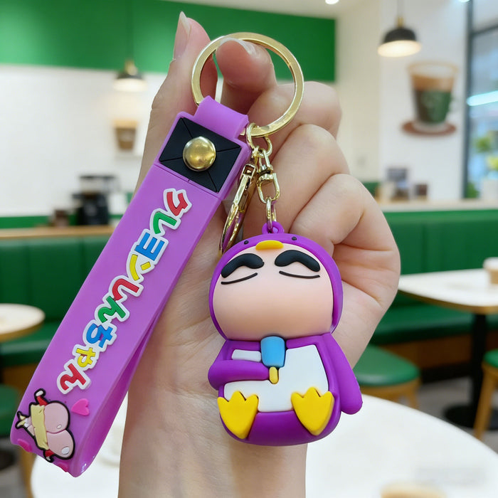 Wholesale Silicone Keychain Cartoon Car Key Accessory Boutique Gift for Fans