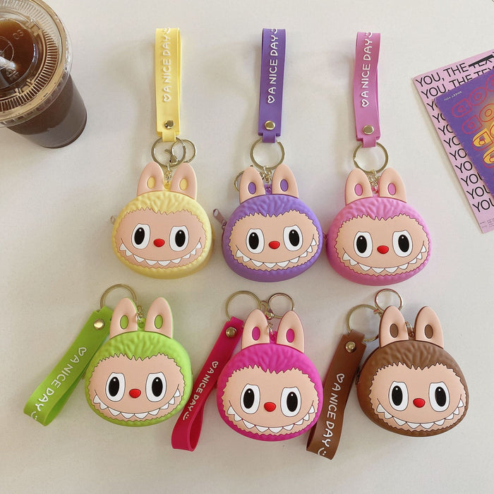 Wholesale Fashion cartoon versatile cute coin purse silicone coin purse wholesale sales cartoon silicone storage bag