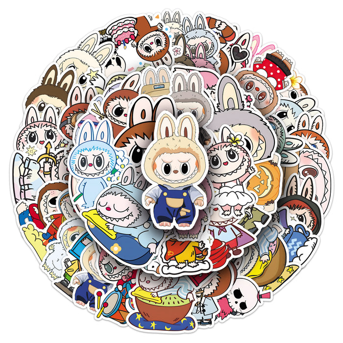 Wholesale 50pcs Cartoon stickers,  cute and stylish decorative mobile phone cases,  computer cup stickers