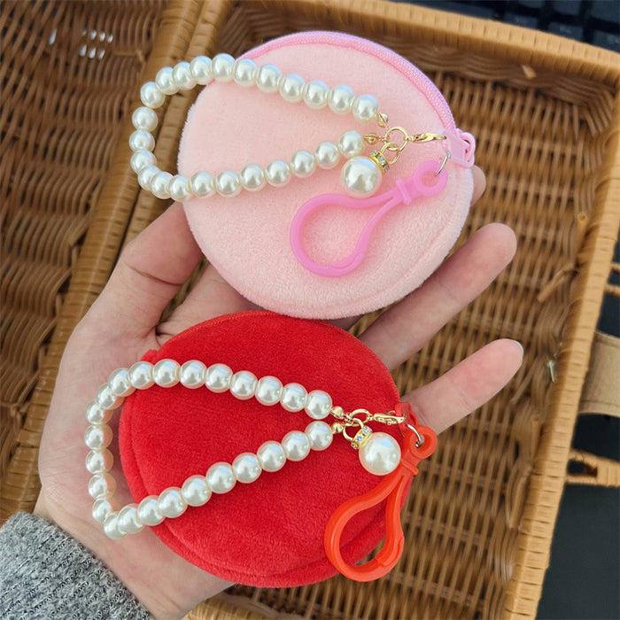 Wholesale 3D Cat Plush Mini Wallet with Glasses