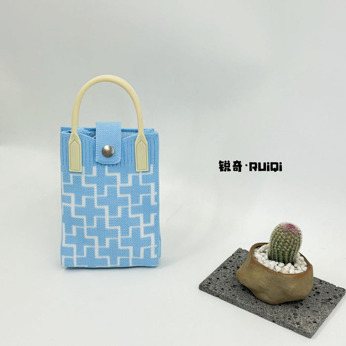Wholesale Cute Cartoon Knitted Mobile Phone Bag  Easiest for Match Shoulder Bag Coin Crossbody Portable