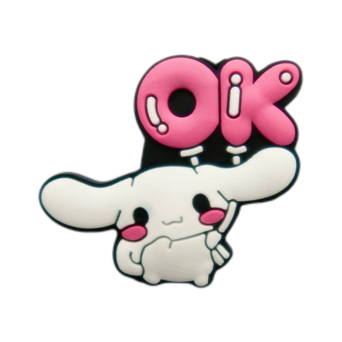 Wholesale 100 Pcs Shoe Flower Shoe Buckle Hole Shoe Accessories PVC Soft Glue Jewelry