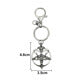 Wholesale Magic God Pan Skull Sheep Head Keychain Art Alloy Pendant