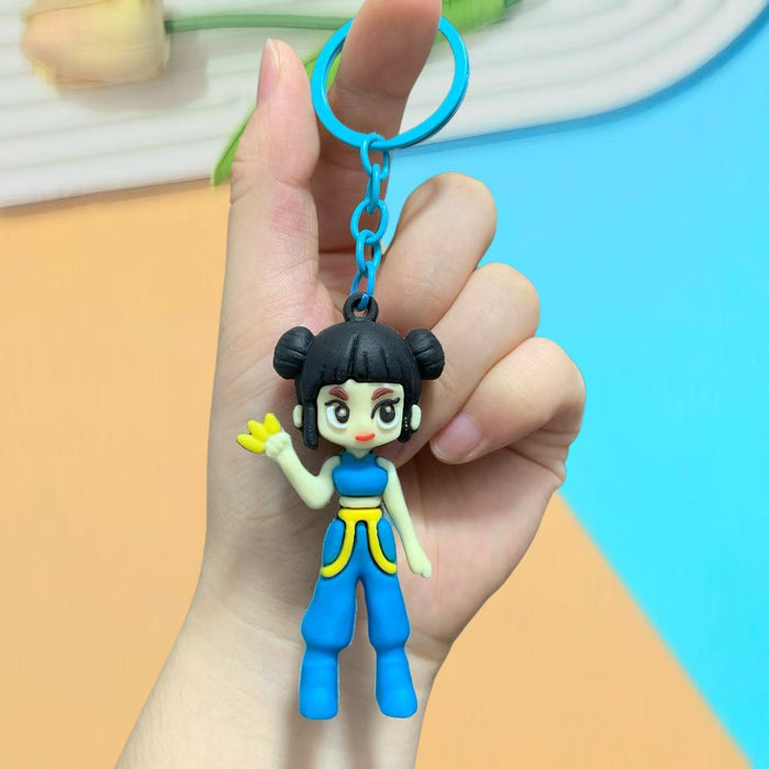 Wholesale KPOP Doll Car Keychain Bag Pendant Soft Rubber