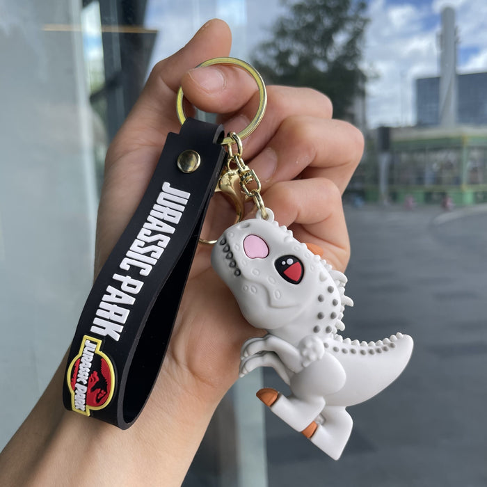 Wholesale Dinosaur PVC Keychain Trendy Cartoon Bag Charm for Gift Resale MOQ≥2