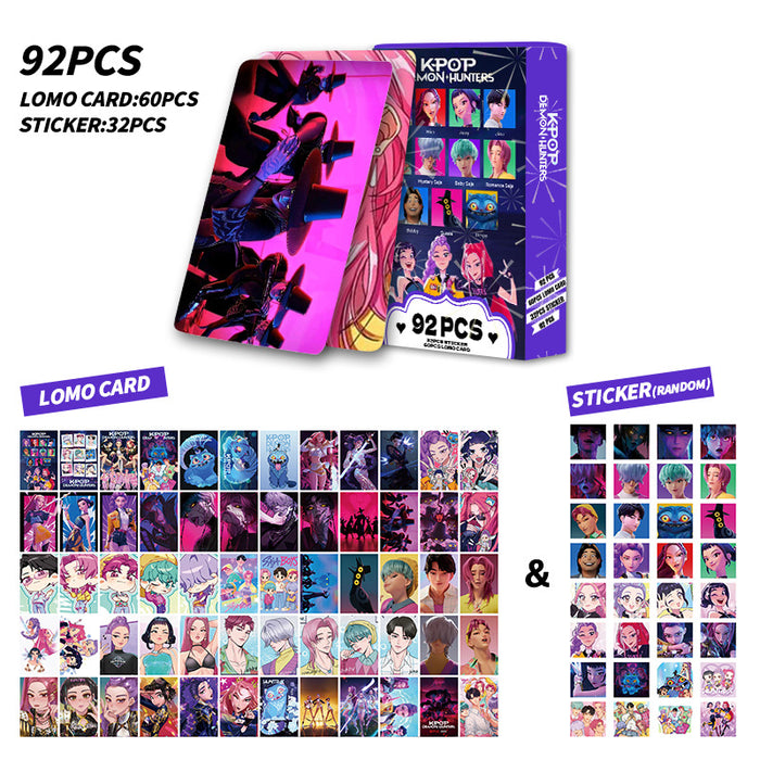 Wholesale 184pcs LOMO card double-sided high-definition color printing anime peripheral collection card sticker