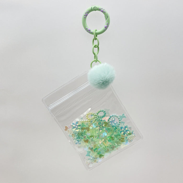 Wholesale transparent thick cute key chain pendant accessories