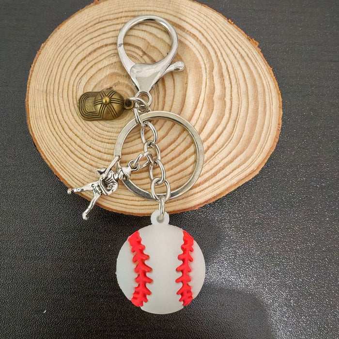 Wholesale Simulation football events mini souvenir key chain pendant